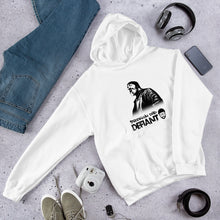 Load image into Gallery viewer, The BDD Unisex Hoodie in white with large image