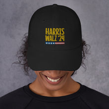 Load image into Gallery viewer, Harris-Walz gold text hat
