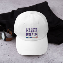 Load image into Gallery viewer, Harris-Walz &#39;24 purple text hat
