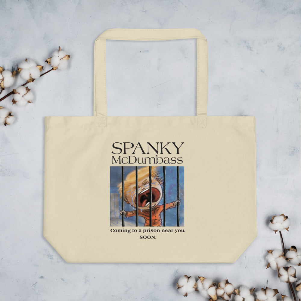 Spanky Prison Large Organic Tote Bag